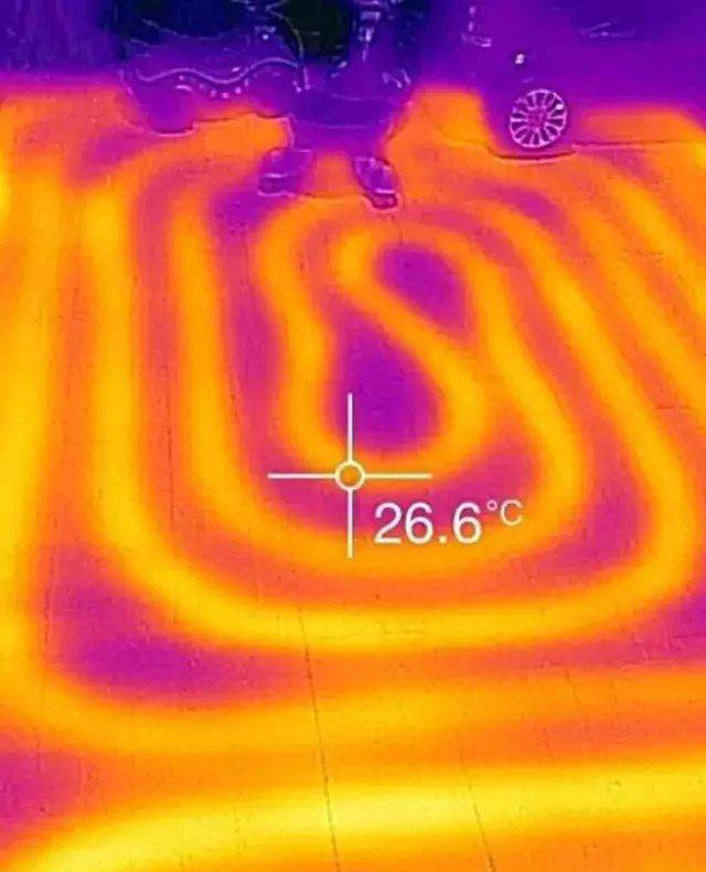 地暖管熱成像圖 地暖管熱成像圖